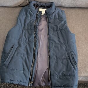 Weatherproof Men's Dark Blue Quilted Vest